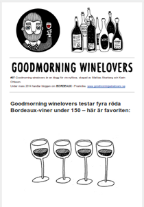 Goodmorning Winelovers Nyhetsbrev