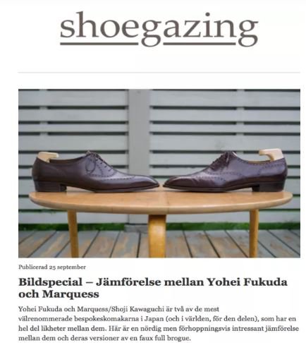 Men's shoes, in Swedish