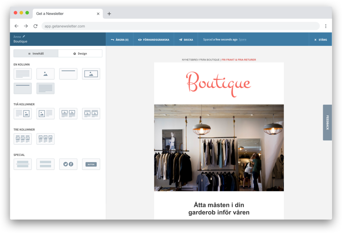 Image of Get a Newsletters BlockEditor