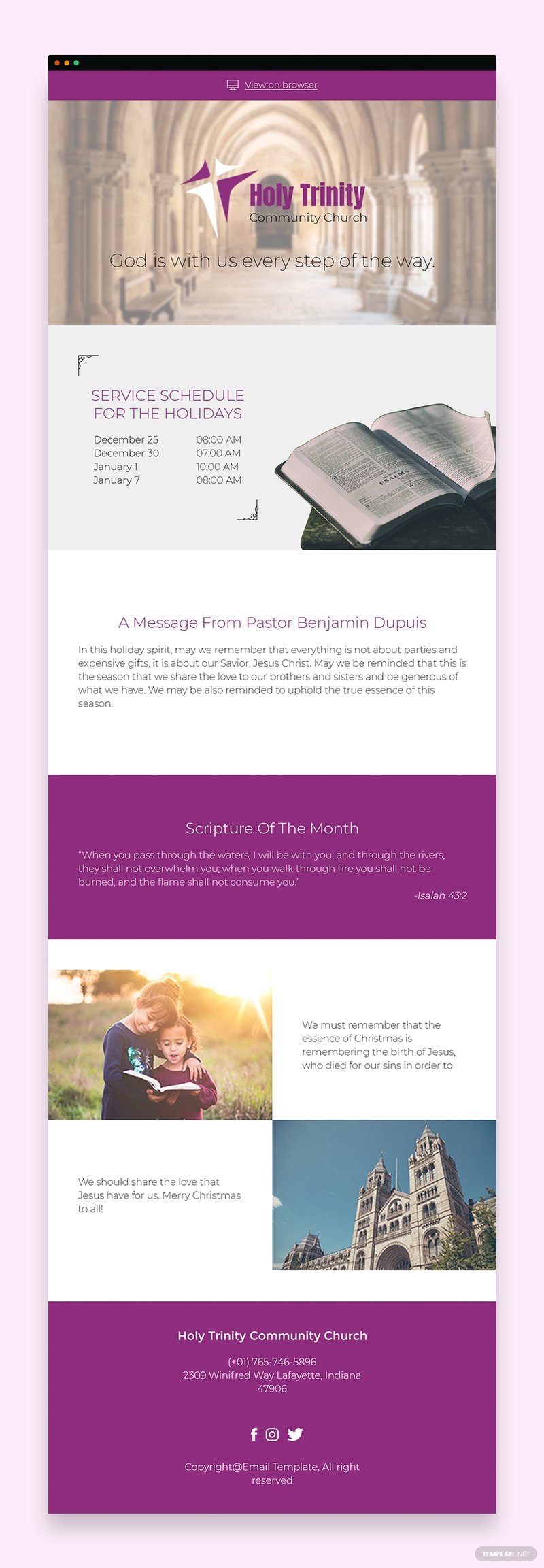 church newsletter templates services sermons