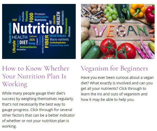 health fitness church newsletter ideas