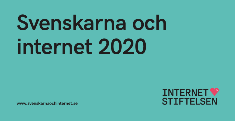 Svenskarna och internet 2020