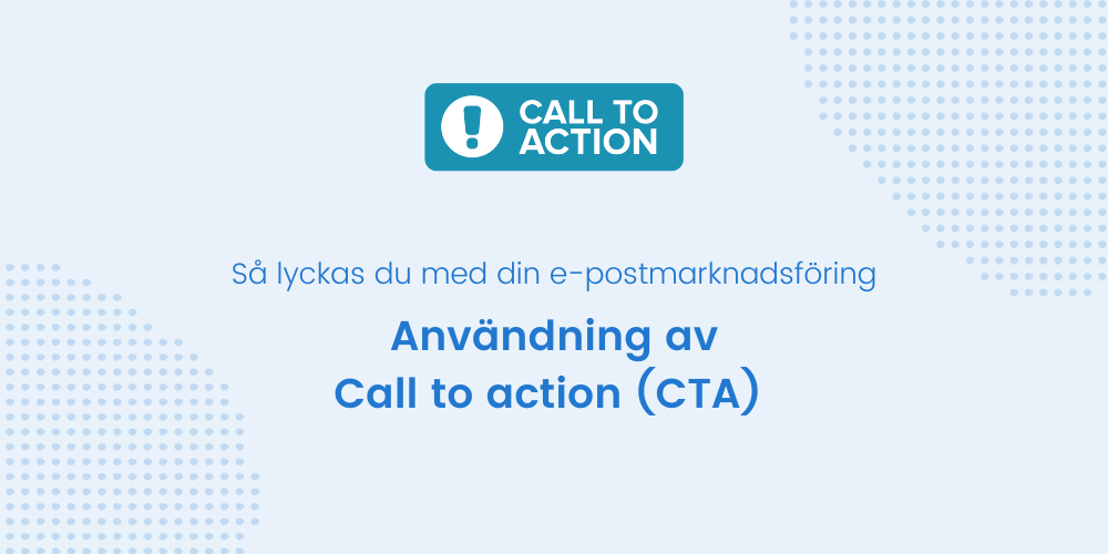 Användning av Call to action (CTA)