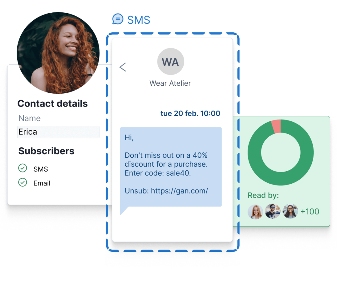 Engage your customers with SMS marketing - Get a Newsletter